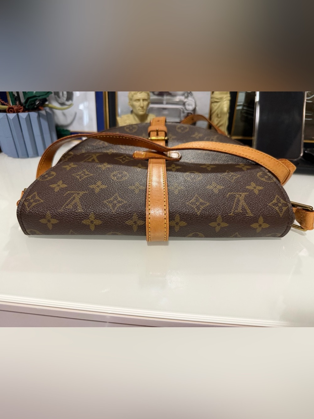 Louis Vuitton Monogram Canvas Crossbody Bag in Brown - Picture 3 of 16